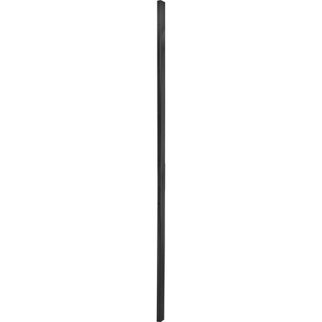 Pfosten f.Dekor-Sichtsch.-Wand L 2400 mm, anthr., z.Einbet.
