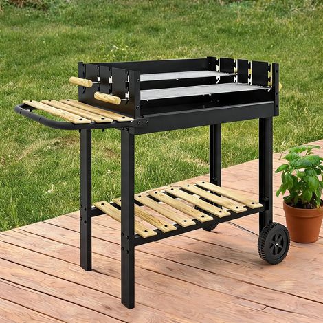 Barbecue au charbon en métal Madea de Pino 113 x 53,5 x 82,5 cm (1/5)