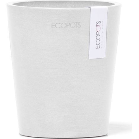 VASO DA TAVOLO ROTONDO MORINDA D14XH16CM BIANCO PURO (1/3)