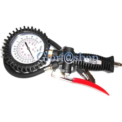 Pistola Manometro Per Compressore Gonfiaggio Gomme Pneumatici Auto