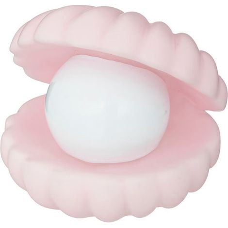 Atmosphera – Veilleuse enfant coquillage sirène 11,3cm rose – Éclairage blanc chaud – Matière PVC – Piles incluses 3 x LR44 (1/4)