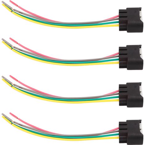 Kit de 4 connecteurs de bobine d'allumage à 4 broches, remplacement pour Camry, Corolla, Highlander et Rav4 (1/5)