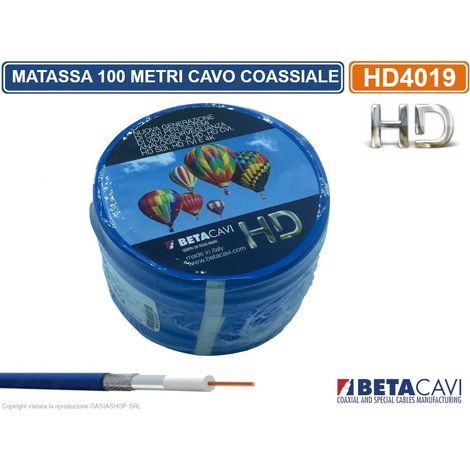HD4019 BETACAVI MATASSA CAVO COASSIALE MICROCOAX HD4-ECA PER SISTEMI DI VIDEOSORVEGLIANZA PROFESSIONALI (1/2)