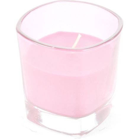 Bougie Parfumée en Verre "Essentiel" 7cm Rose (1/2)