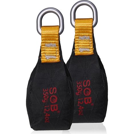 Sac de Lancer Poids pour Arboristes et Escalade - Lot de 2 avec Anneau en D, Pochette Polyvalente pour Rochers et Arbres (Sandbag d’Escalade) (1/5)