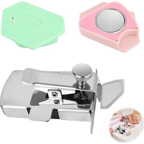 Magnetic Sewing Guide, Sewing Accessory, Adjustable 2-in-1 Sewing Guide with Integrated Ripper, for Sewing Machines (1/5)