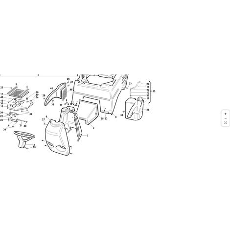 CARENATURA TGTECh PREMONTATA ORIGINALE KUBOTA GIANNI FERRARI 94500850000