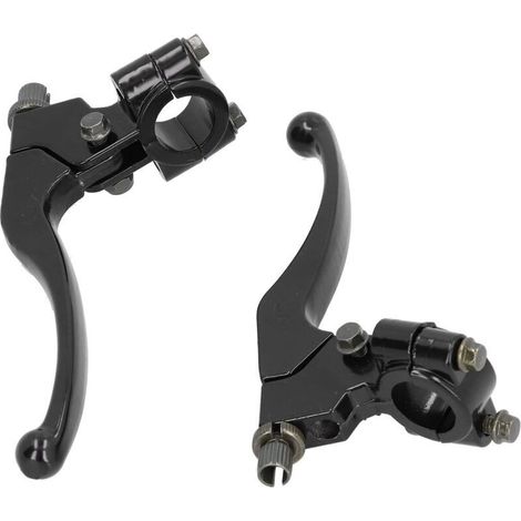 Kit Levier D'embrayage, 1 Paire 7/8 Pouces 22 Mm Levier D'embrayage Poignée de Frein Levier de Frein de Moto Levier de Frein pour Pit Bike Dirt Bike ATV Moto de Motocross (1/5)