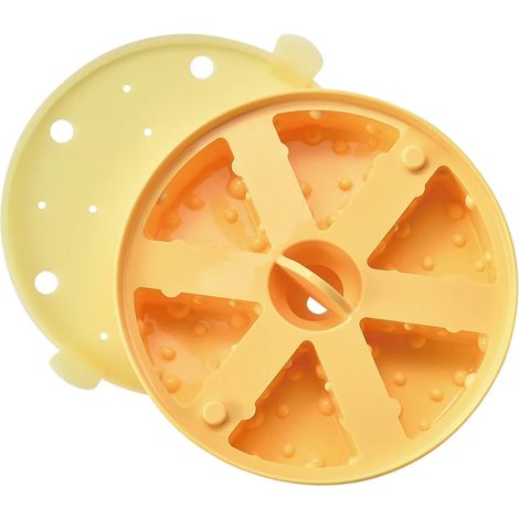 Moules en silicone (jaunes) pour crèmes glacées, bonbons et gâteaux (1/5)