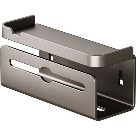 Boîte murale pour toilettes, support de rangement pour serviettes de toilette, papier toilette, téléphone portable, salle de bain (1/4)