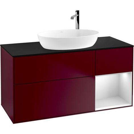 Villeroy & Boch F952MTHB Meuble sous-lavabo Finion F95 (1/2)