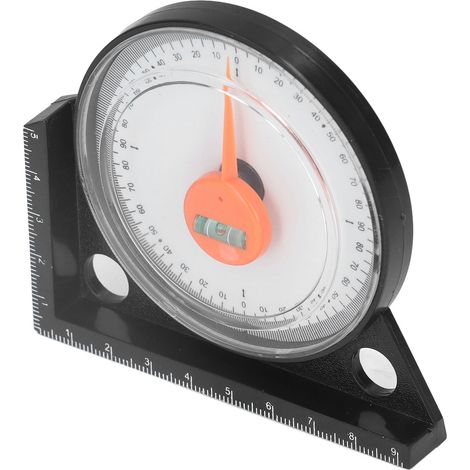 Rapporteur d'angle haute précision, robuste et durable, en plastique, avec échelle transparente, facile à utiliser et aimanté. (1/5)