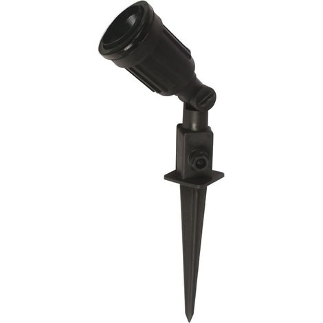 Barcelona Led – Spot de jardin sur piquet E27 étanche – Protection IP44 – Pour sols meubles – Compatible ampoules LED PAR30/PAR38 – Installation facile (1/3)