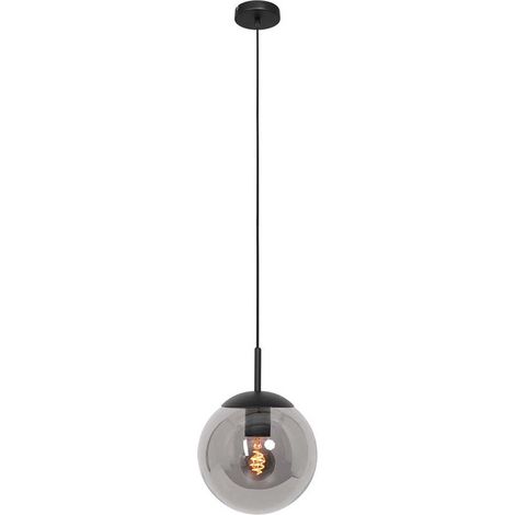 Steinhauer - suspension - Bollique - noir - verre métal - Ø 30cm