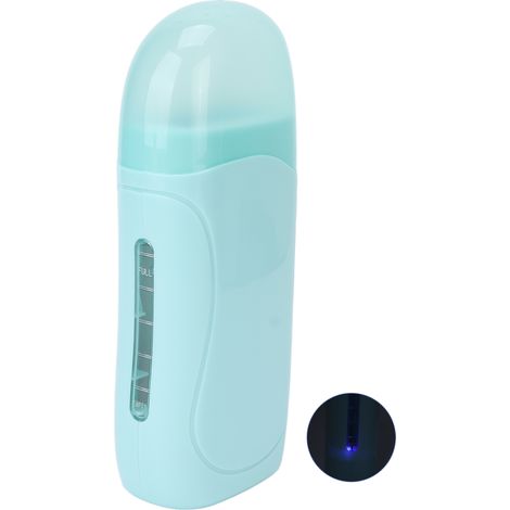 Chauffe-cire électrique portable, appareil d'épilation à la cire verte pour les bras, les jambes et les aisselles, prise UE 220 V (1/5)