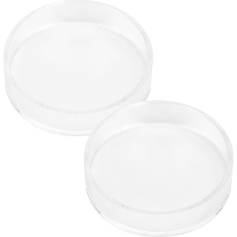 2 pièces Aquarium crevettes alimentation plat bols acrylique Aquarium mangeoire ronde pour tortue de compagnie (1/5)