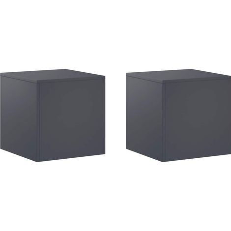 Supporto per piante 2 pcs Antracite 40 x 40 x 40 cm vidaXL