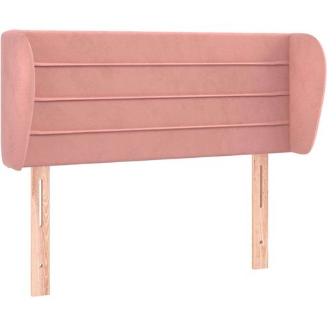 Maison Exclusive - Cabecero de terciopelo rosa 103x23x78/88 cm (1/5)