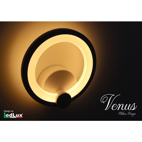 Applique Led Da Parete Modello Venus Italian Design Moderna 10W Bianco Caldo