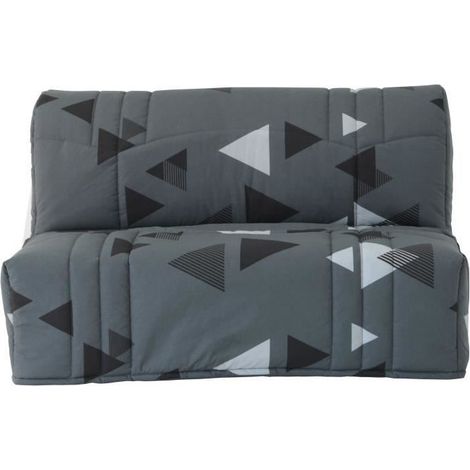 Banquette BZ DREAM - Gris bikini - 100% coton - L 145 x P 100 x H 90 cm (1/6)