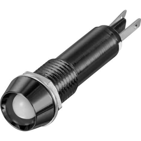 TRU COMPONENTS TC-12358888 LED-Signalleuchte Weiß 12 V/DC, 24 V/DC 10 mm 40 ° 1 St. (1/2)