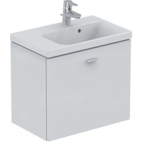 Façade intérieure coulissante CONNECT SPACE 590mm décor gris orme pour meuble sous-vasque IDEAL STANDARD
