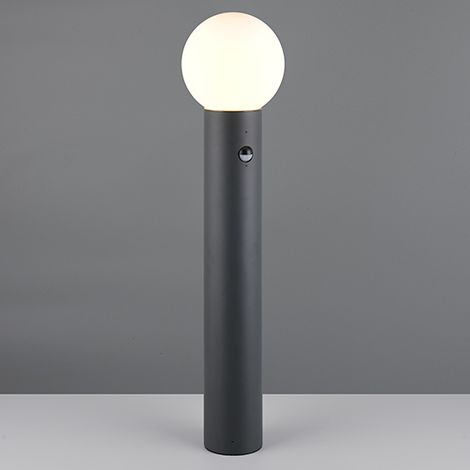 Lampe de jardin sphérique 80 cm Mures anthracite avec capteur - 469869142 (1/3)