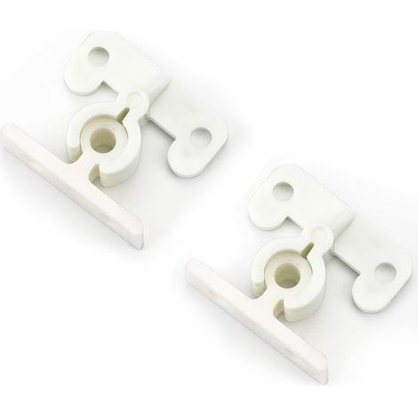 Lot de 2 Loquets de Porte Plastique pour Armoire, Caravane, Placard, Camping-Car, Bateau - Fermeture Sécurisée et Installation Facile (1/5)