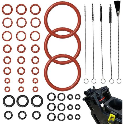 45 guarnizioni di ricambio in silicone per i componenti di erogazione delle macchine da caffè automatiche. (1/5)
