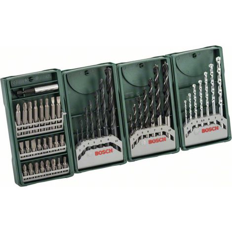 Bosch Accessories 2607017071 X-Line 46teilig Bohrer- und Bit-Sortiment Metall, Stein, Beton, Holz, M (1/5)