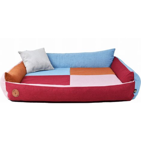 Cama ortopédica multicolor Rocky M - 83 cm x 73 cm (1/5)
