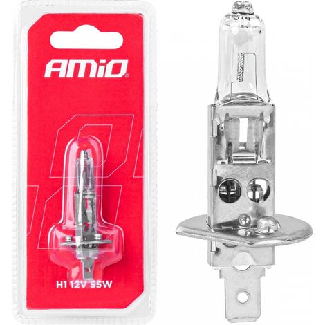 Bombilla halógena H1 12V 55W 1 unidad blíster AMIO-03358 (1/5)