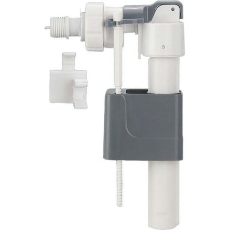 Robinet d'arrivée d'eau mural pour toilettes avec arrêt instantané et filtre intégré, filetage 4 pouces (1/5)