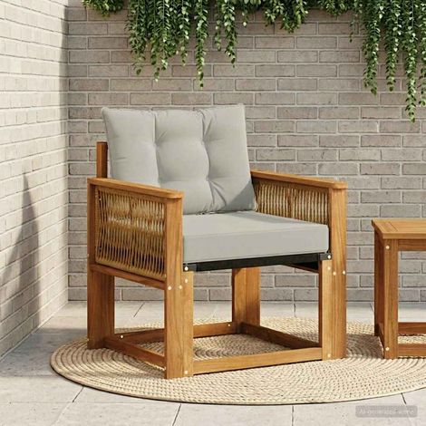 Teenpull – Outdoor-Sofa Massivholz Akazie Natur (1/5)