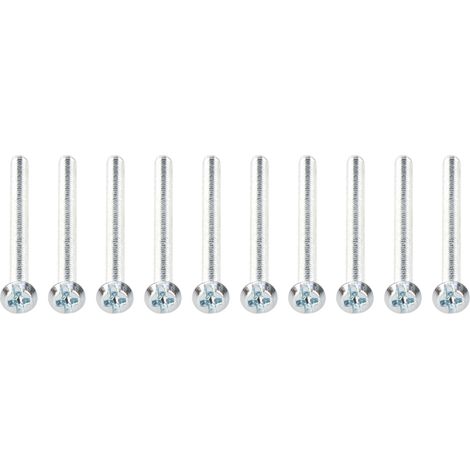 viti per scatola porta placca diametro 3,6x50 mm, 10 pezzi