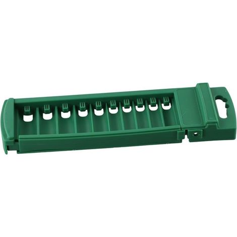 Boîte de rangement de douilles conçue pour douilles de 1/4", 1/2", 3/8" en plastique ABS robuste pour une utilisation durable (longue 12,7 mm) (1/5)
