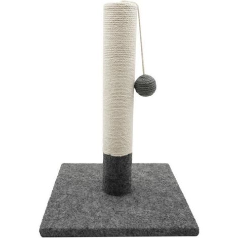 Poteau griffoir - TYROL - 404113 - Simple - Gris et blanc - 42cm (1/3)