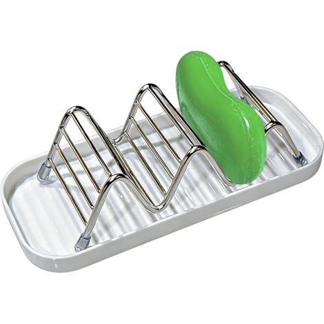 Dish Stainless Steel Shelf Organizer Shower Soap Holder for (1/5)