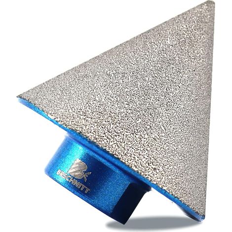 Diamond Tapered Tile Drill Bit 50mm x M14 Thread Diamond Chamfer Cutter to Shape Existing Hole Widening of Granite, Marble and Porcelain (1/5)