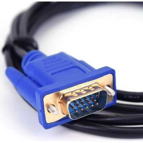 HDMI mâle vers VGA Male Video Converter Adaptateur Câble pour DVD HDTV 1080P PC-1.8M (1/4)