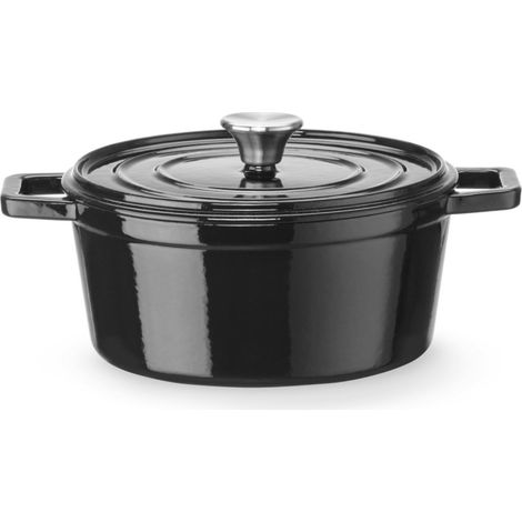 Olla de hierro fundido esmaltado, ovalada, 3,7 l, 317x240x105 mm (1/3)