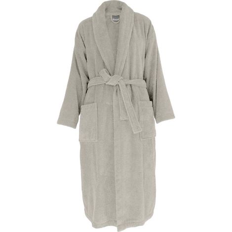 Peignoir col chà¢le Eponge coton 380 gr/m² Naà¯a Vent du sud - Lin - Taille M