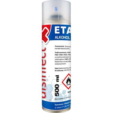 ETHANOL - Verdünnter Ethylalkohol DESINFEKT 99% Spray 500ml (1/2)