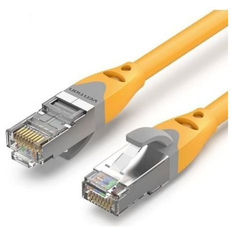 Cable de Red RJ45 SFTP Vention IBHYN Cat.6A/ 8m/ Amarillo
