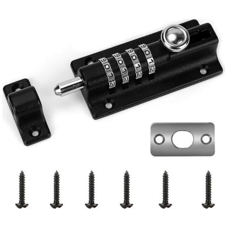 Cadenas à combinaison étanche à quatre chiffres (avec vis inviolables) (1/4)