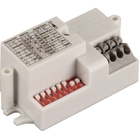 Sensore di movimento a microonde 400W 230V 4m bianco NEO MVS Ideus 04179