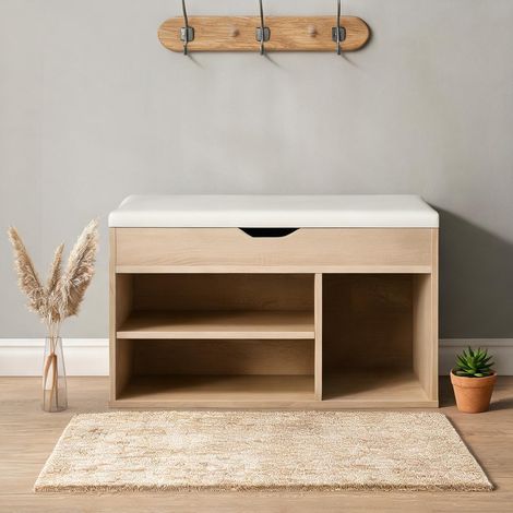 Console color Legno en mDF finta pelle 80 x 30 x 43 cm (1/5)