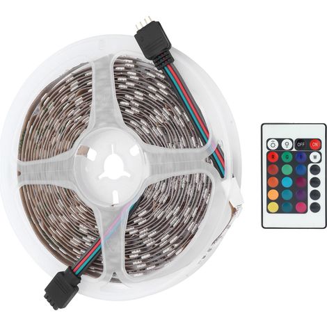 300-LED-Streifenlicht, USB-Anschluss, RGBW 5050, dekoratives Lichtband mit Fernbedienung, 16 Farben, 4 Modi, Heimdekoration (1/5)