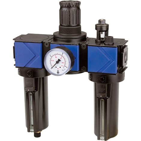 Riegler Wartungseinheit 3-tlg. »variobloc«, Metallbehälter, BG 1, G 3/8 (1/4)