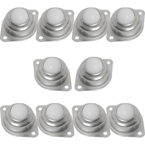 Transfer Rolling Casters, 10 Pieces Furniture Ball Casters, Transfer Ball Casters, Nylon Balls Casters for Furniture, Wheelchairs, Sliding Luggage Trolley (1/5)